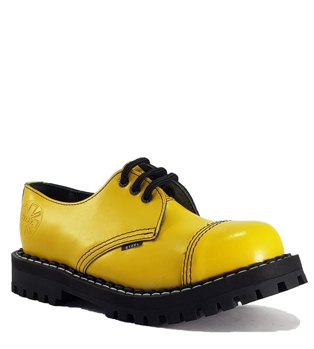 Antagonism freezer Wonderful Boty Steel 3 Dírkové Žluté | STEEL Shoes&Boots
