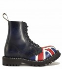 Boty Steel 8 Dírkové Britská Vlajka 