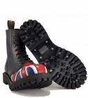 Boty Steel 8 Dírkové Britská Vlajka 