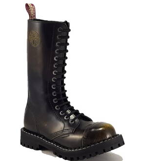 Boty Steel 15 Dírkové Žluté Stírané